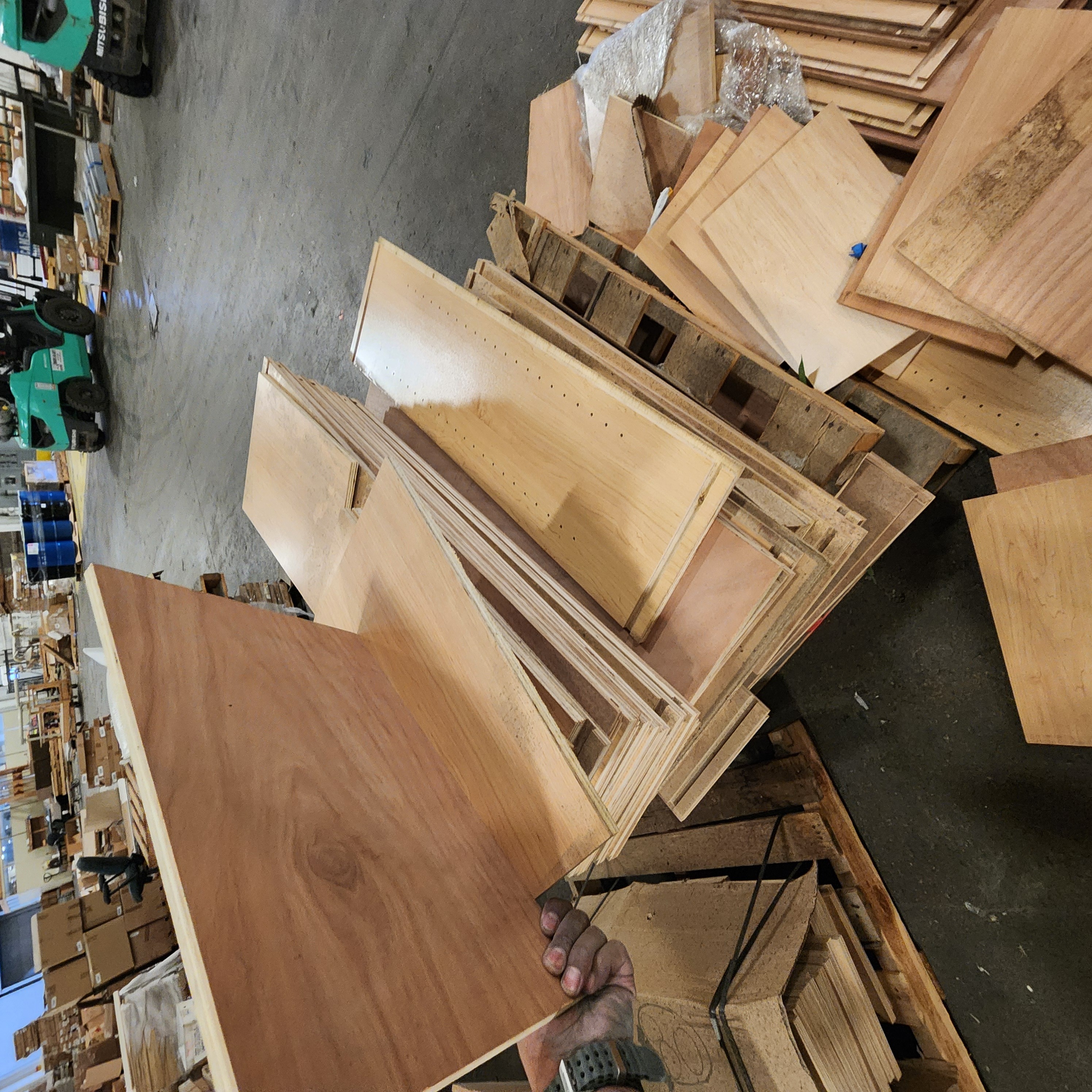Plywood panels and frames
